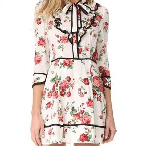 Re:Named Floral Neck Tie Dress